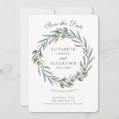 Olijfbomen. Italiaanse bruiloft met uitzondering v Kaart (Voorkant)