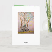 Olijfbomen Kaart (Achterkant)