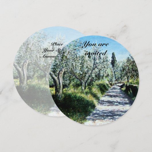 OLIJFBOMEN KAART (Voorkant / Achterkant)