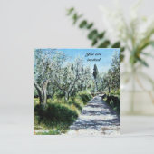OLIJFBOMEN KAART (Staand voorkant)