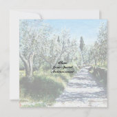 OLIJFBOMEN KAART (Achterkant)