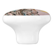 Olijfbomen Keramische Knop (Zijkant)