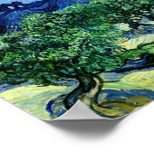 Olijfbomen met Alpilles (1889) Van Gogh fijne kuns Poster (Hoek)