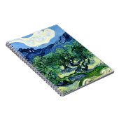 Olijfbomen met Alpilles (1889) Van Gogh spiraal Notitieboek (Rechterzijde)