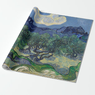 Olijfbomen met Alpilles door Vincent van Gogh Cadeaupapier