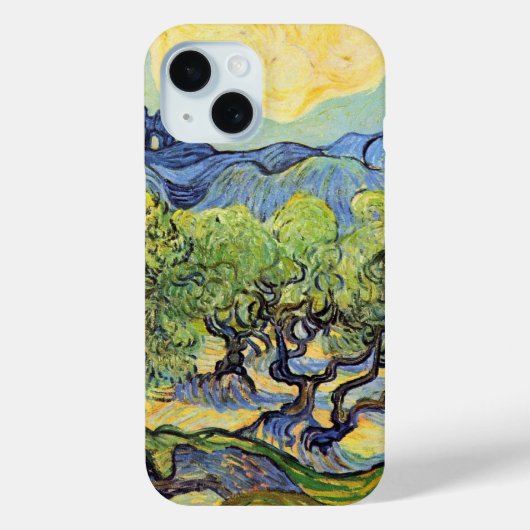 Olijfbomen met Alpilles door Vincent van Gogh Case-Mate iPhone Case (Achterkant)