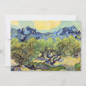Olijfbomen met Alpilles door Vincent van Gogh Kaart (Voorkant)