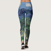 Olijfbomen met Alpilles door Vincent van Gogh Leggings (Achterkant)