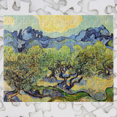 Olijfbomen met Alpilles door Vincent van Gogh Legpuzzel