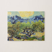 Olijfbomen met Alpilles door Vincent van Gogh Legpuzzel (Horizontaal)