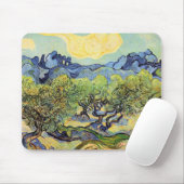 Olijfbomen met Alpilles door Vincent van Gogh Muismat (Met muis)