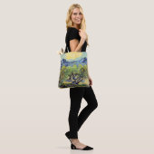 Olijfbomen met Alpilles door Vincent van Gogh Tote Bag (Op model)