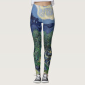 Olijfbomen met Alpilles van Vincent van Gogh Leggings (Voorkant)