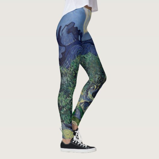 Olijfbomen met Alpilles van Vincent van Gogh Leggings (Rechts)