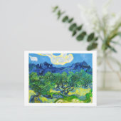 Olijfbomen met de Alpilles op de achtergrond Briefkaart (Staand voorkant)