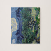 Olijfbomen met de Alpilles van Vincent van Gogh Legpuzzel (Verticaal)