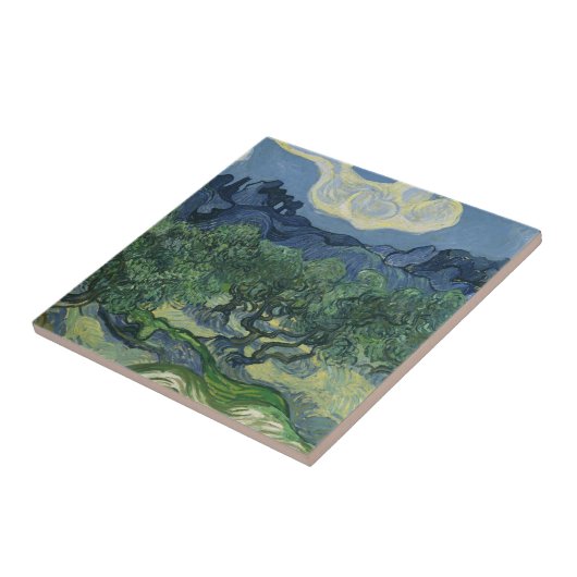 Olijfbomen Tile Tegeltje (Zijkant)