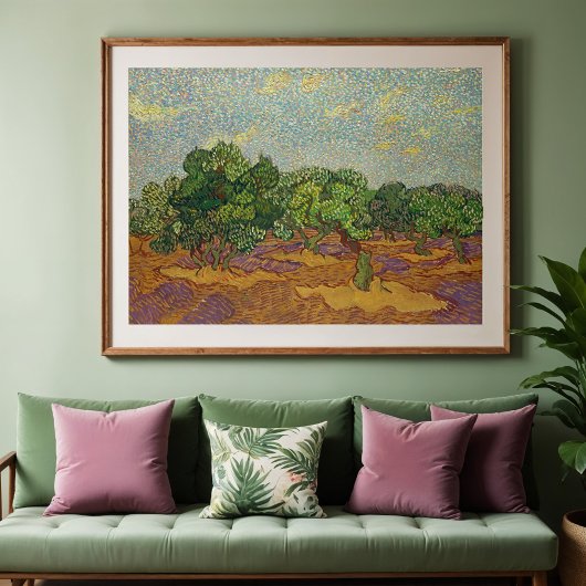 Olijfbomen, Van Gogh Poster