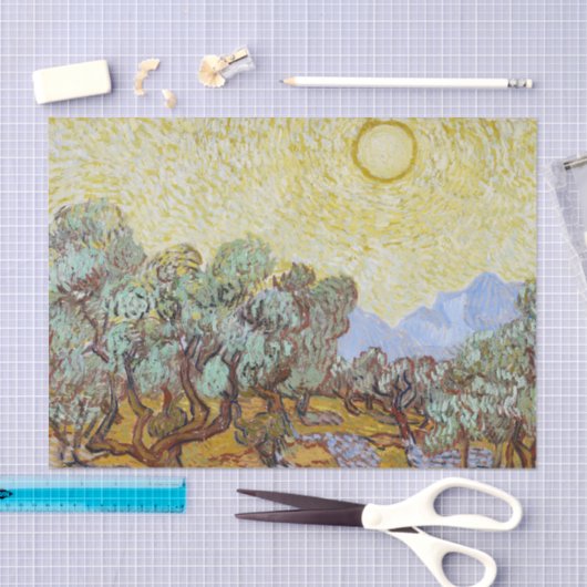 Olijfbomen van Gough Decoupage Paper Tissuepapier (Craft)