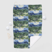 Olijfbomen van Van Gogh - Blue Mountain Art Golfhanddoek (Insitu)