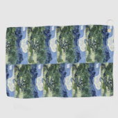 Olijfbomen van Van Gogh - Blue Mountain Art Golfhanddoek (Horizontaal)