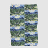 Olijfbomen van Van Gogh - Blue Mountain Art Golfhanddoek (Voorkant)