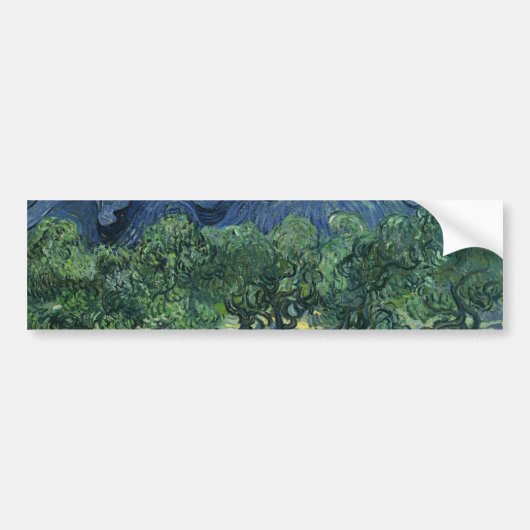 Olijfbomen van Van Gogh Bumpersticker (Voorkant)