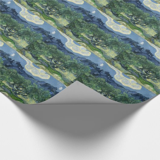 Olijfbomen van Van Gogh Cadeaupapier (Hoek)