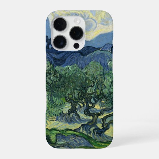 Olijfbomen van Van Gogh iPhone Hoesje (Achterkant)