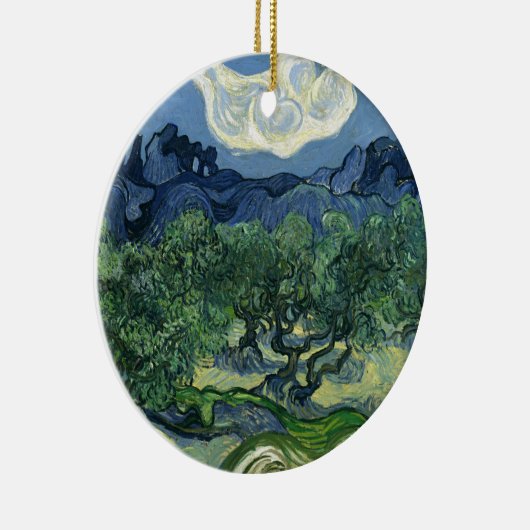 Olijfbomen van Van Gogh Keramisch Ornament (Rechts)