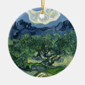 Olijfbomen van Van Gogh Keramisch Ornament (Voorkant)