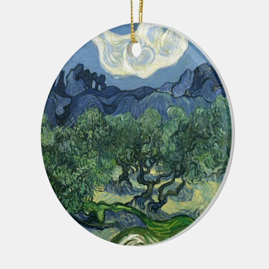 Olijfbomen van Van Gogh Keramisch Ornament (Links)