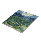Olijfbomen van Van Gogh Tegeltje (Zijkant)