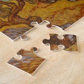 Olijfbomen van Vincent van Gogh met gele zon en lu Legpuzzel (Zijkant)
