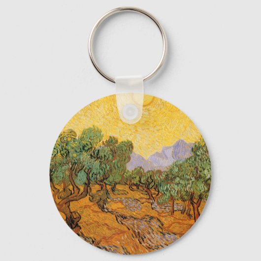 Olijfbomen, Vincent Van Gogh Sleutelhanger (Voorkant)