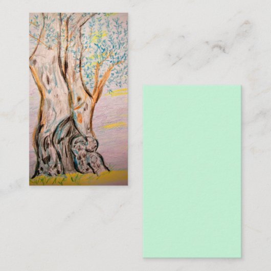 Olijfbomen Visitekaartje (Voorkant / Achterkant)