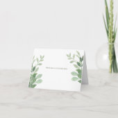 Olijfbomen Waterverf bruiloft Notitiekaartje (Voorkant)