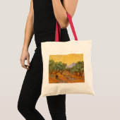 Olijfbomen, Yellow Sky en Sun, Vincent van Gogh Tote Bag (Voorkant (product))