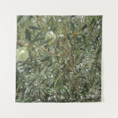 Olijfboom Bladeren Wandkleed (Voorkant)