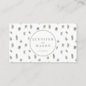 Olijfboom groen bruiloft RSVP QR-codekaarten Informatiekaartje (Achterkant)