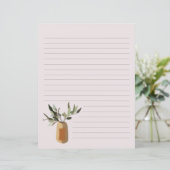 Olijfboom in met damesbekleding bekleed papier voo (Staand voorkant)