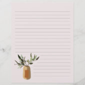 Olijfboom in met damesbekleding bekleed papier voo (Voorkant)