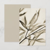 Olijfboom verlaat kunst Flat Note Kaart (Voorkant / Achterkant)