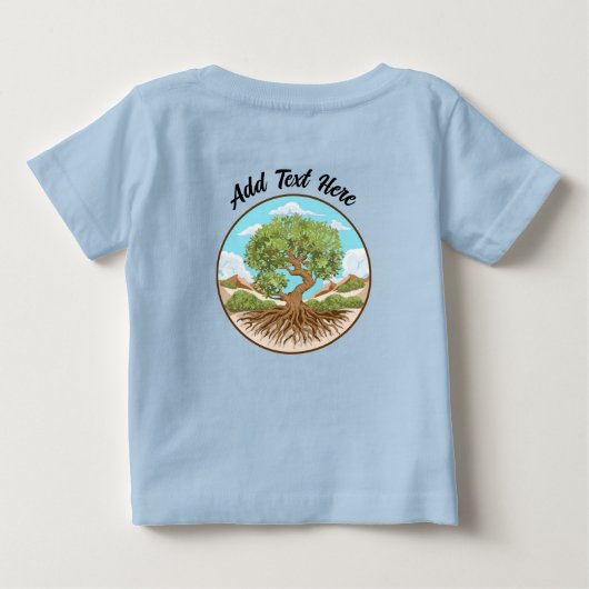 Olijfboom Vredessymbool in een vrij Palestina Land (Achterkant)