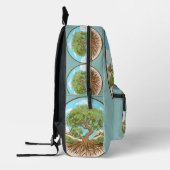 Olijfboom Vredessymbool in een vrij Palestina Land Bedrukte Rugzak (Links)