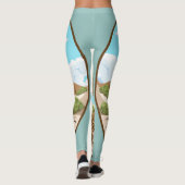 Olijfboom Vredessymbool in een vrij Palestina Land Leggings (Achterkant)