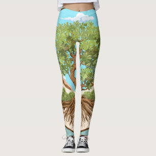 Olijfboom Vredessymbool in een vrij Palestina Land Leggings