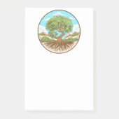 Olijfboom Vredessymbool in een vrij Palestina Land Post-it® Notes (Voorkant)