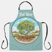 Olijfboom Vredessymbool in een vrij Palestina Land Schort (Voorkant)