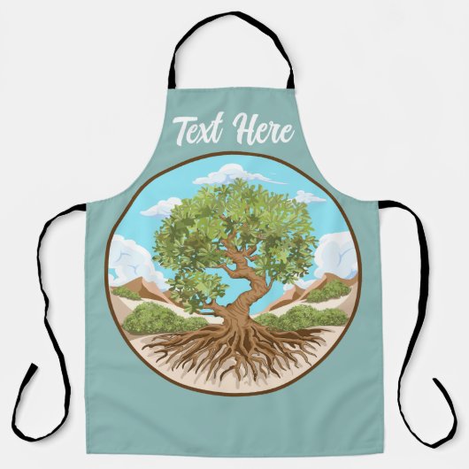 Olijfboom Vredessymbool in een vrij Palestina Land Schort (Voorkant)